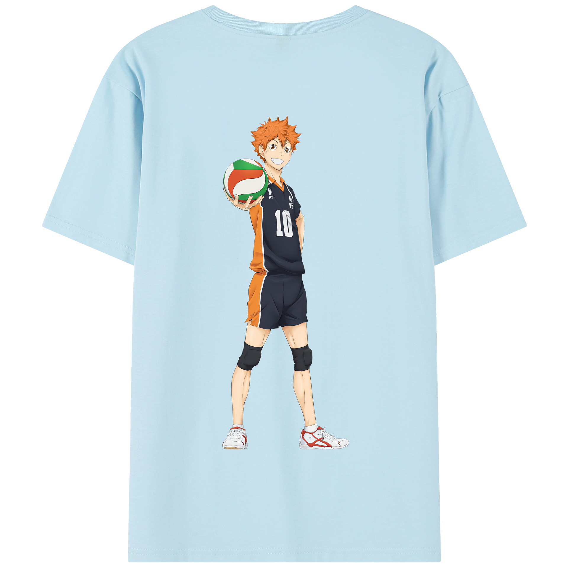 （画像用） ハイキュー!! Haikyu!! 綿100％半袖Tシャツ（背面プリント）